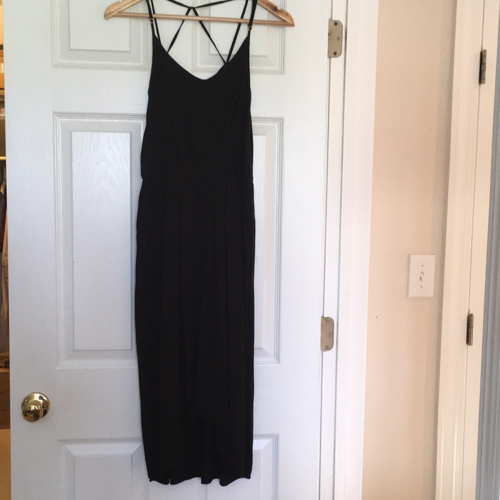 Black (Slightly) High-Low Dress